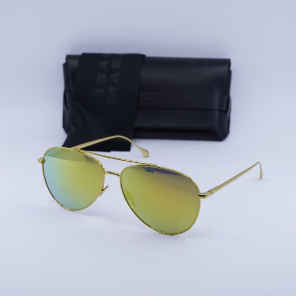 Final Price! Isabel Marant IM 0011/S 040G CU Gold/Yellow Sunglasses - Picture 4 of 10